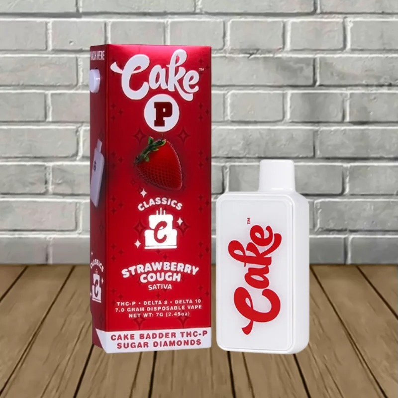 CAKE CLASSIC 7GM THC-P STRAWBERRY COUGH CAKE CLASSIC 7GM THC-P STRAWBERRY COUGH