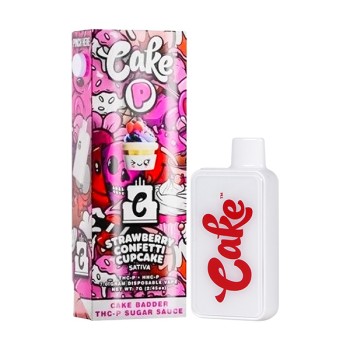 CAKE BADDER 7GM SATIVA STRAW CONFETTI CUP CAKE