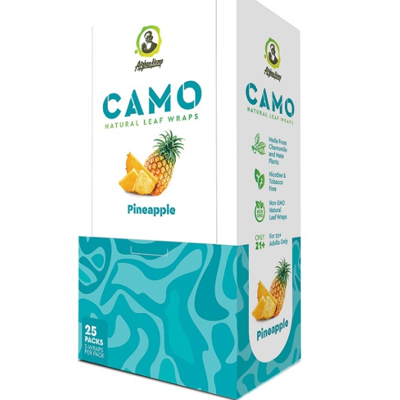 CAMO WRAPS 25/5PK PINEAPPLE CAMO WRAPS 25/5PK PINEAPPLE