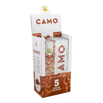CAMO WRAPS 25CT/5PK CHOCO