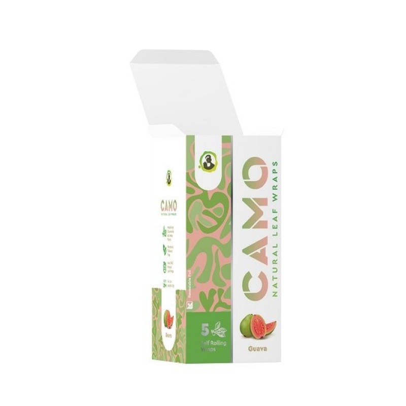 CAMO WRAPS 25CT/5PK GUAVA CAMO WRAPS 25CT/5PK GUAVA