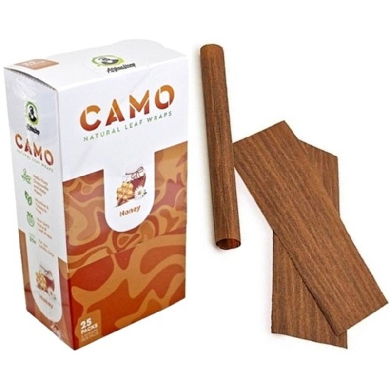 CAMO WRAPS 25CT/5PK HONEY CAMO WRAPS 25CT/5PK HONEY