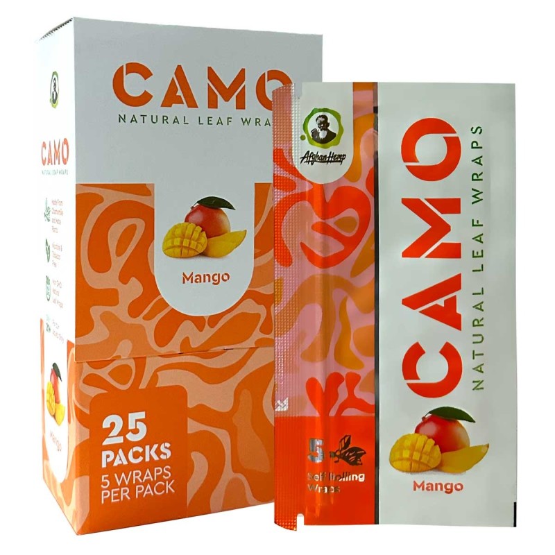 CAMO WRAPS 25CT/5PK MANGO CAMO WRAPS 25CT/5PK MANGO