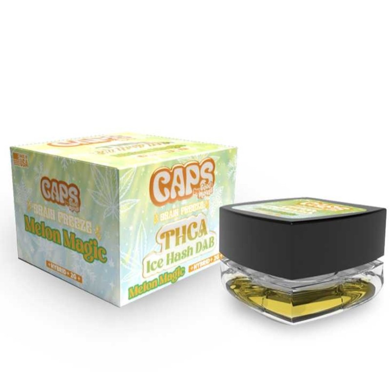 CAPS BY GOOD MORALES ICE HAS DAB THCA INDICA MELON MAJIC CAPS BY GOOD MORALES ICE HAS DAB THCA INDICA MELON MAJIC