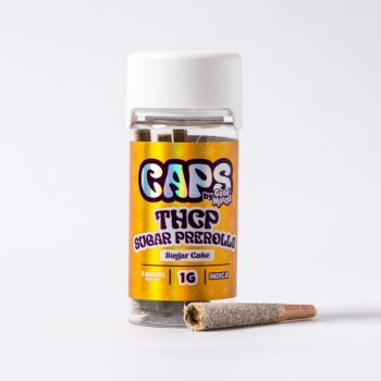 CAPS BY GOOD MORELS THCP 1GM  PREROLLS 5PK INDICA SUGAR CAKE