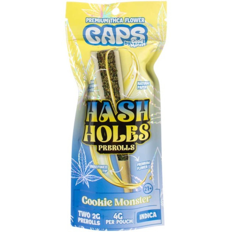 CAPS HASH HOLES 2GM 2PC INDICA COOKIE MONSTER CAPS HASH HOLES 2GM 2PC INDICA COOKIE MONSTER
