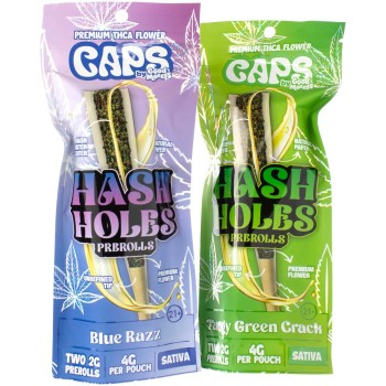 CAPS HASH HOLES 2GM 2PC INDICA TANGIE GREEN CRACK