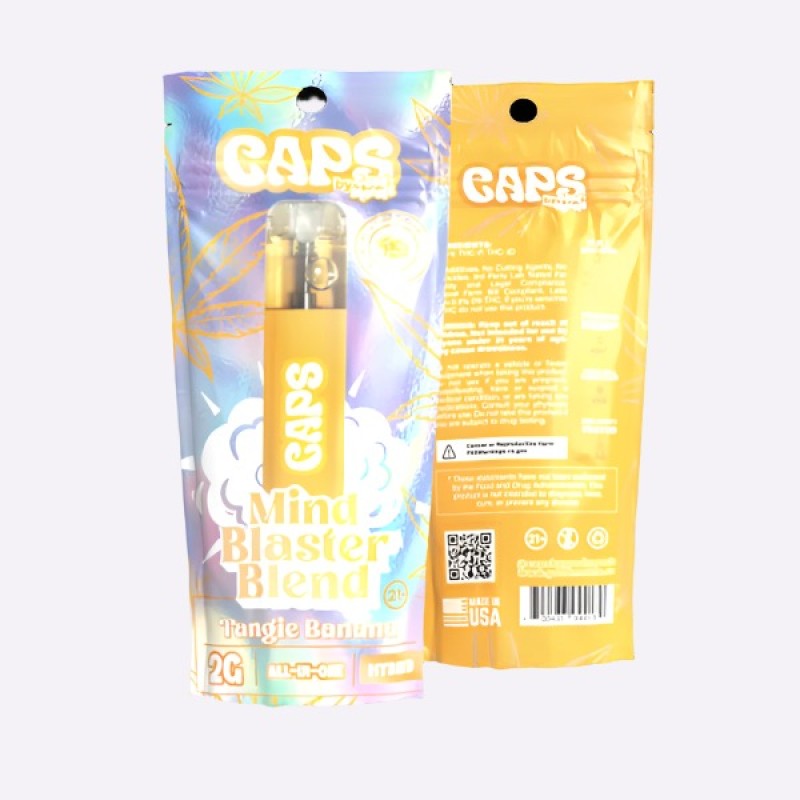 CAPS MIND BLASTER BLEND TANGIE BANANA 2G 5PK CAPS MIND BLASTER BLEND TANGIE BANANA 2G 5PK