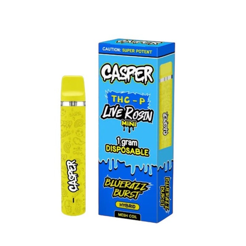 CASPER THC P LIVE RESIN MINI 1 GM HYBRID BLUERAZZ BURST CASPER THC P LIVE RESIN MINI 1 GM HYBRID BLUERAZZ BURST