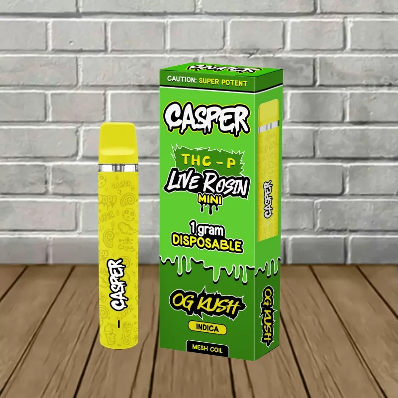 CASPER THC P LIVE RESIN MINI 1 GM INDICA OG KUSH CASPER THC P LIVE RESIN MINI 1 GM INDICA OG KUSH