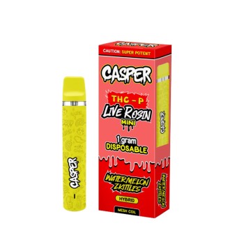 CASPER THC P LIVE RESIN MINI 1 GM SATIVA ALASKAN THUINDERFUCK