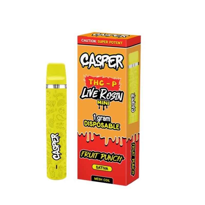 CASPER THC P LIVE RESIN MINI 1 GM SATIVA FRUIT PUNCH CASPER THC P LIVE RESIN MINI 1 GM SATIVA FRUIT PUNCH