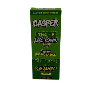 CASPER THC P LIVE RESIN MINI 1 GM INDICA OG KUSH