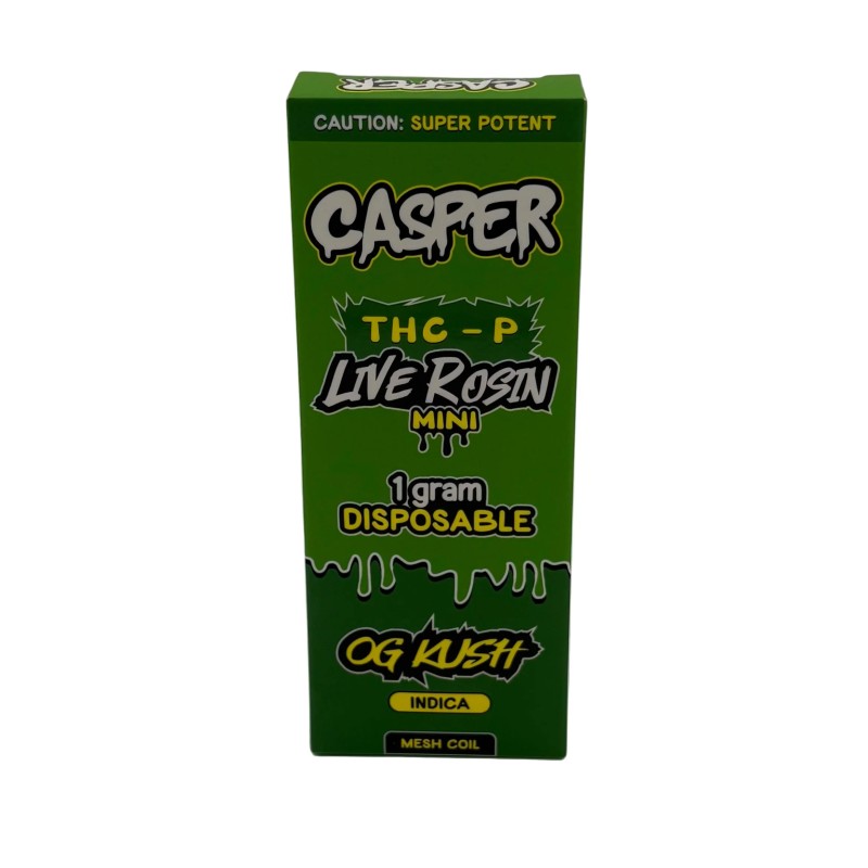 CASPER THC P LIVE RESIN MINI 1 GM INDICA OG KUSH
