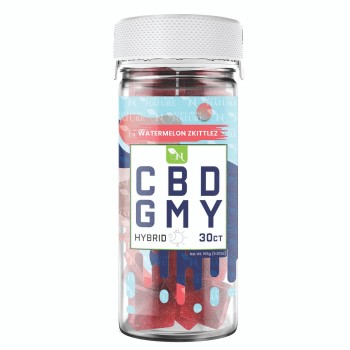CBD GUMMY HYBRID 30CT WATERMELON ZKITTLEZ 1500MG