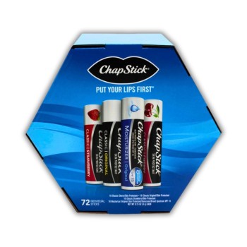 CHAP STICK FISHBOWL JAR 72PK