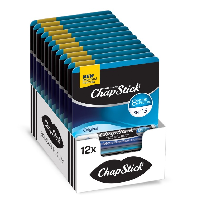 CHAP STICK MOISTURIZER 12 PK CHAP STICK MOISTURIZER 12 PK