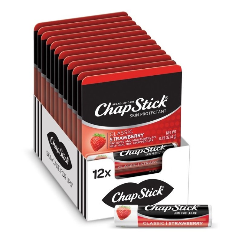 CHAP STICK STRAWBERRY 12 PK CHAP STICK STRAWBERRY 12 PK