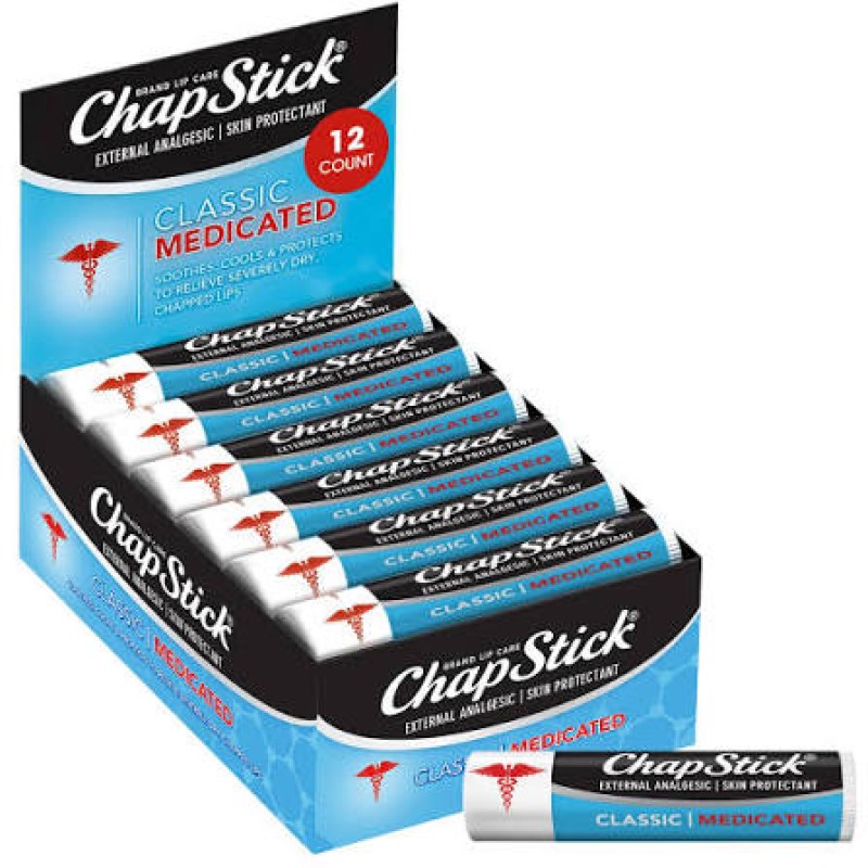 CHAP STICK CLASSIC MEDICATED 12 PK