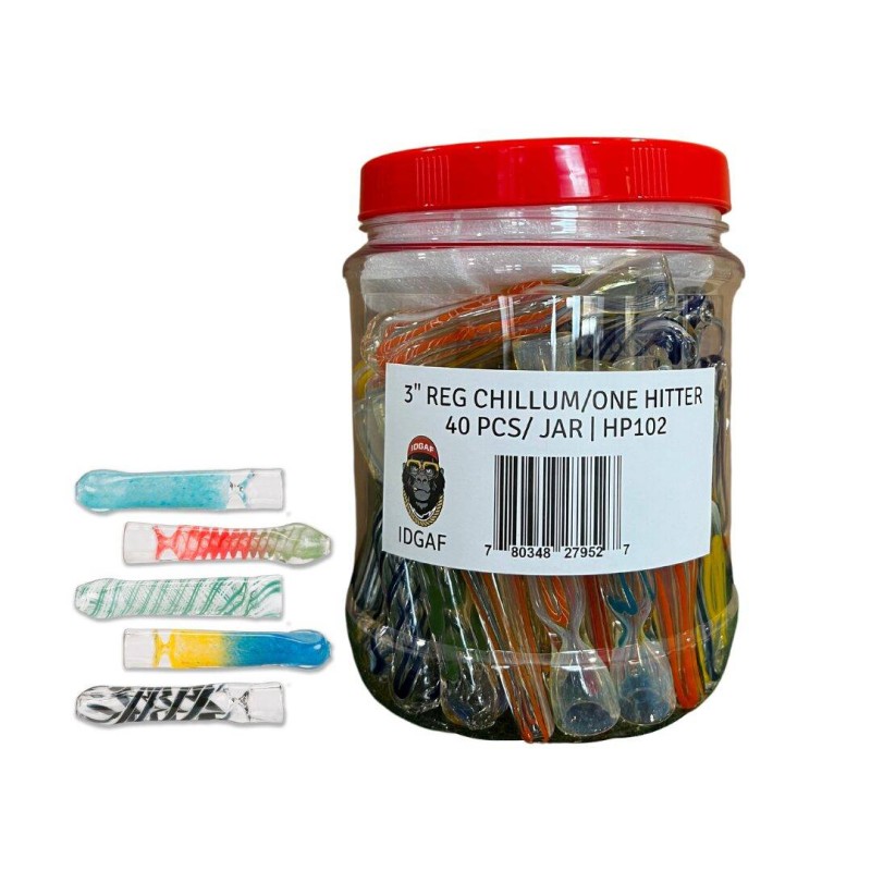 CHILLUM 3 INCH HP 102 10PK CHILLUM 3 INCH HP 102 10PK