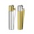 CLIPPER LIGHTERS SILVER GOLD 5CT