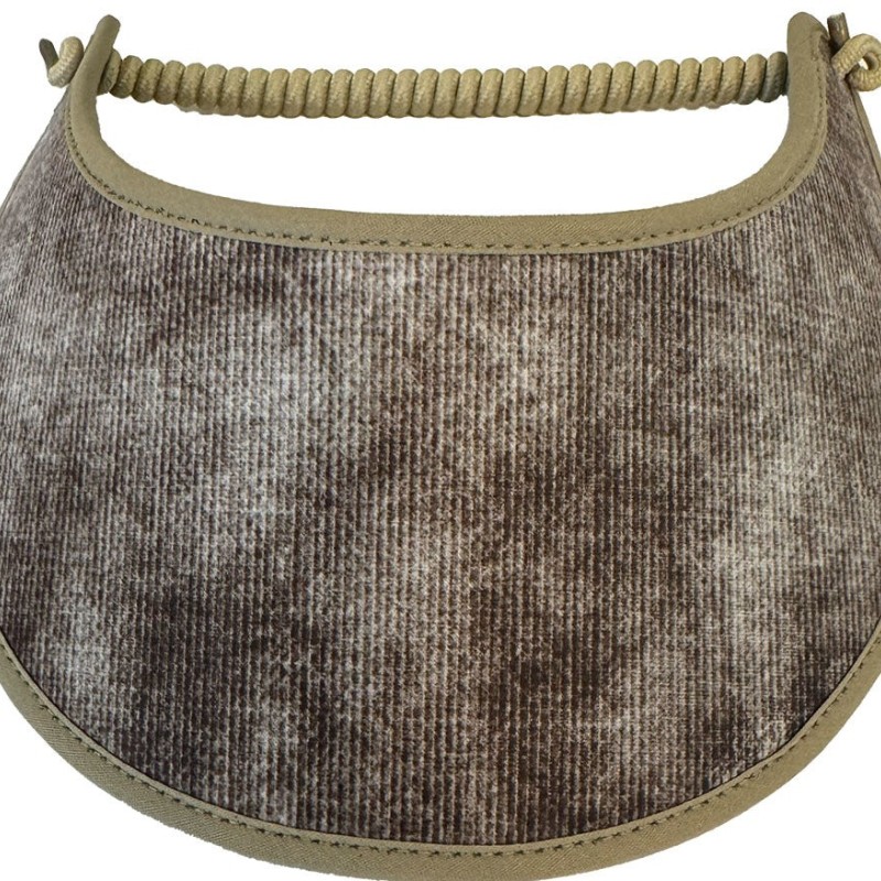 CORDUROY MICRO MESH SUN VISOR