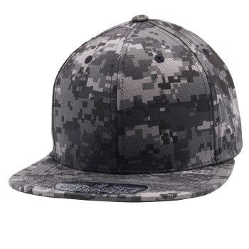 COTTON CAMO FLATBILL SNAPBACK PB105C