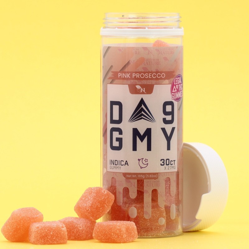 D9 GUMMY INDICA 30CT PINK PROSECCO 750MG D9 GUMMY INDICA 30CT PINK PROSECCO 750MG