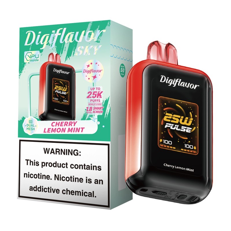 DIGI FLAVOR SKY 25000 CHERRY LEMON MINT DIGI FLAVOR SKY 25000 CHERRY LEMON MINT