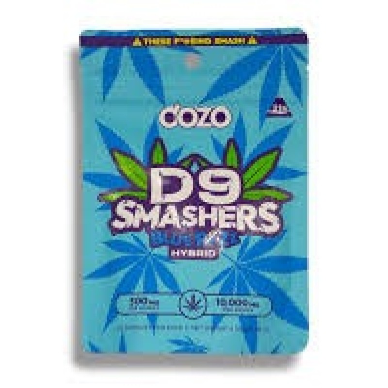 DOZO D9 SMASHERS 1/25 PACK 500MG BLUE RAZ DOZO D9 SMASHERS 1/25 PACK 500MG BLUE RAZ