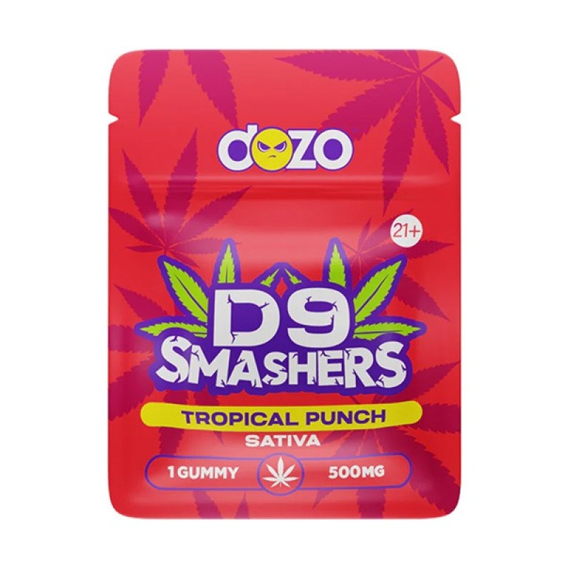 DOZO D9 SMASHERS 1/25 PACK 500MG TROPICAL PUNCH DOZO D9 SMASHERS 1/25 PACK 500MG TROPICAL PUNCH