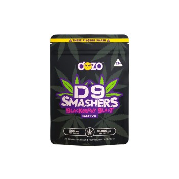 DOZO D9 SMASHERS 5PK 20/PACK 500MG BLACKBERRY BLAST
