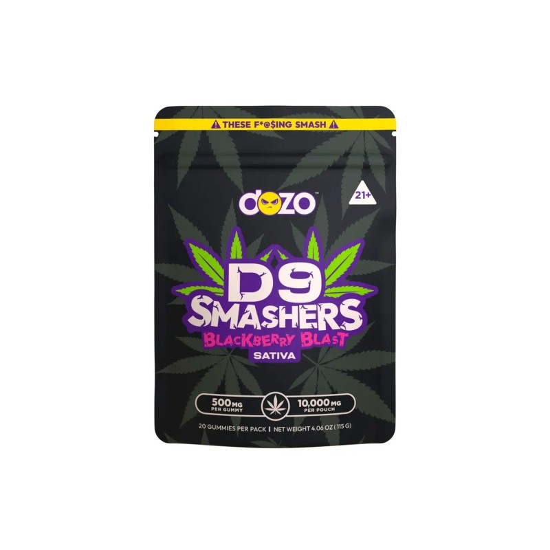 DOZO D9 SMASHERS 5PK 20/PACK 500MG BLACKBERRY BLAST DOZO D9 SMASHERS 5PK 20/PACK 500MG BLACKBERRY BLAST