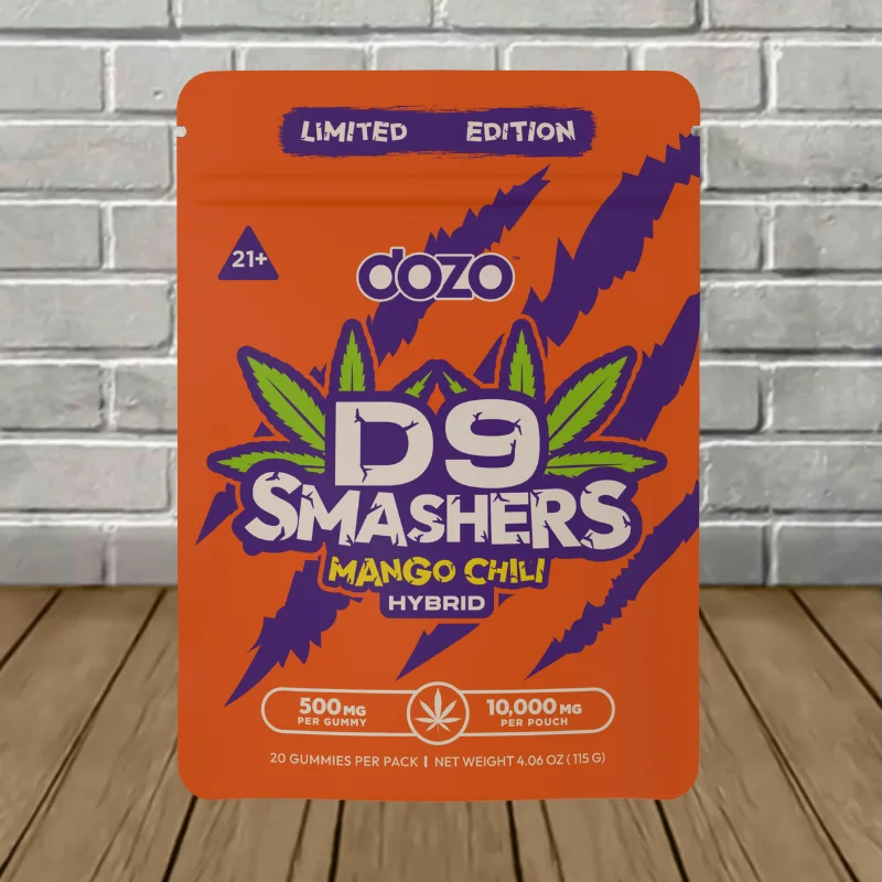 DOZO D9 SMASHERS 5PK 20/PACK 500MG MANGO CHILI DOZO D9 SMASHERS 5PK 20/PACK 500MG MANGO CHILI