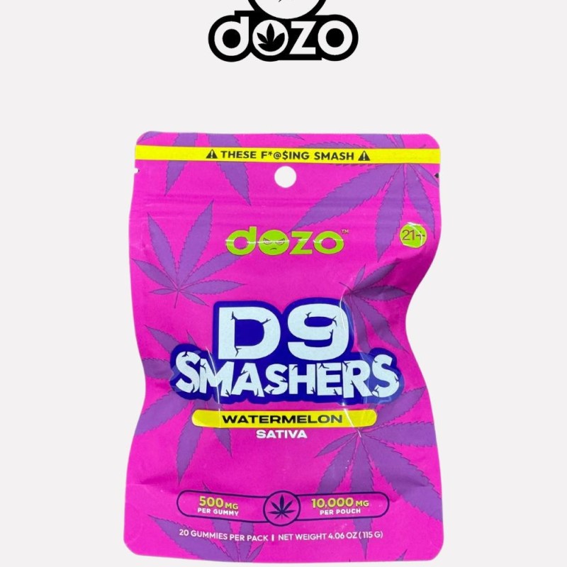 DOZO D9 SMASHERS 5PK 20/PACK 500MG WATERMELON DOZO D9 SMASHERS 5PK 20/PACK 500MG WATERMELON