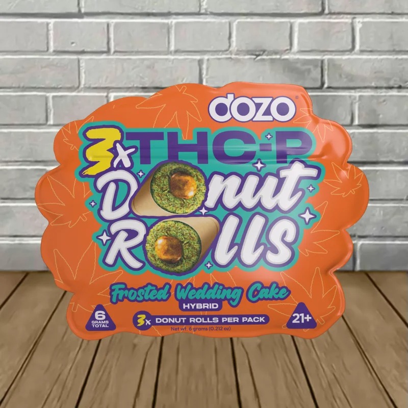DOZO DONUT ROLLS 500MG THC P HYBRID 5PK /3 FROSTED WEDDING CAKE DOZO DONUT ROLLS 500MG THC P HYBRID 5PK /3 FROSTED WEDDING CAKE