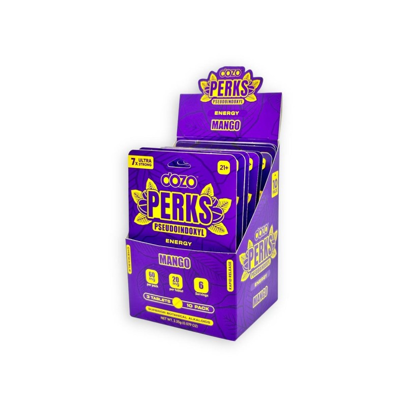DOZO PERKS MANGO 10PK OF 3 TAB DOZO PERKS MANGO 10PK OF 3 TAB