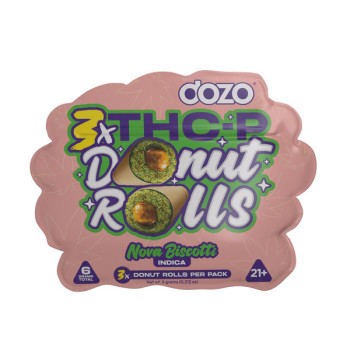 DOZO DONUT ROLLS 500MG THC P HYBRID 5PK /3 NOVA BISCOTTI