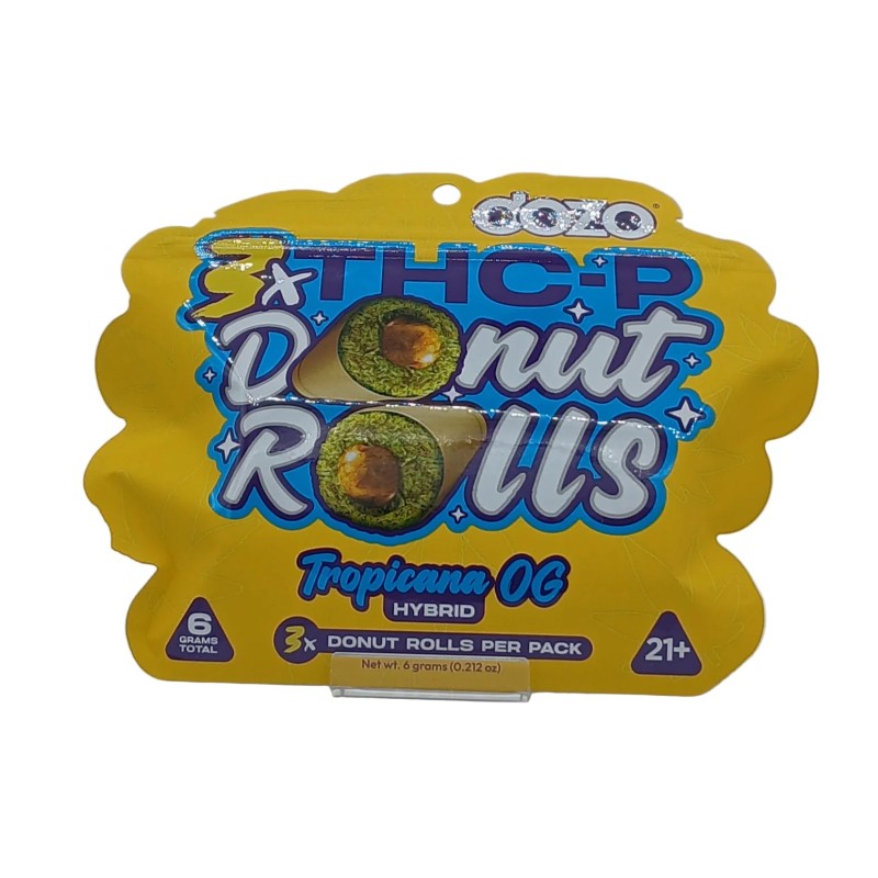 DOZO DONUT ROLLS 500MG THC P HYBRID 5PK /3 TROPICANA OG