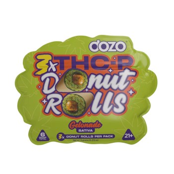 DOZO DONUT ROLLS 500MG THC P SATIVA 5PK /3 GELONADE