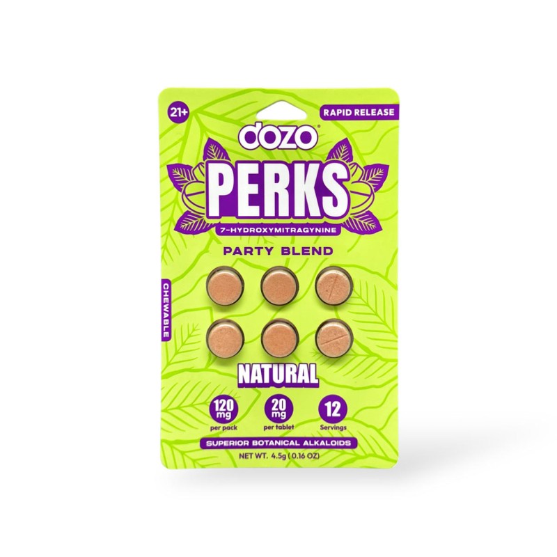 DOZO PERKS 7 HYDROXI 20MG 10PK OF 2 TAB NATURAL DOZO PERKS 7 HYDROXI 20MG 10PK OF 2 TAB NATURAL