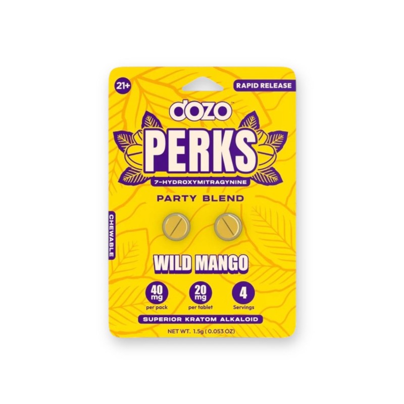 DOZO PERKS WILD MANGO 10PK OF 6 TAB