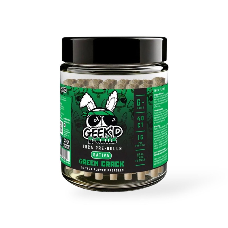 DR GREEN THCA 1GM PREROLLS 40 CT GREEN CRACK DR GREEN THCA 1GM PREROLLS 40 CT GREEN CRACK