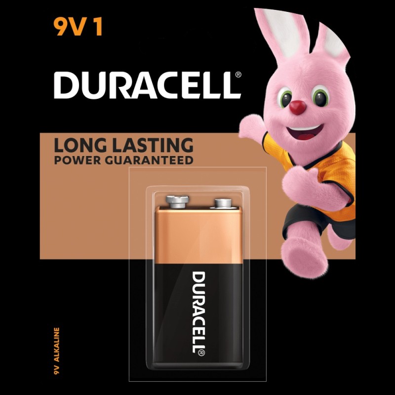 DURACELL COPPERTOP 9V BATTERY 1PK 12/box DURACELL COPPERTOP 9V BATTERY 1PK 12/box