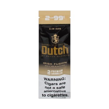 DUTCH 30 CIGARILLOS 2/0.99 IRISH FUSION