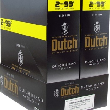 DUTCH 30 CIGARILLOS 2/1.29 DUTCH BLEND SILVER