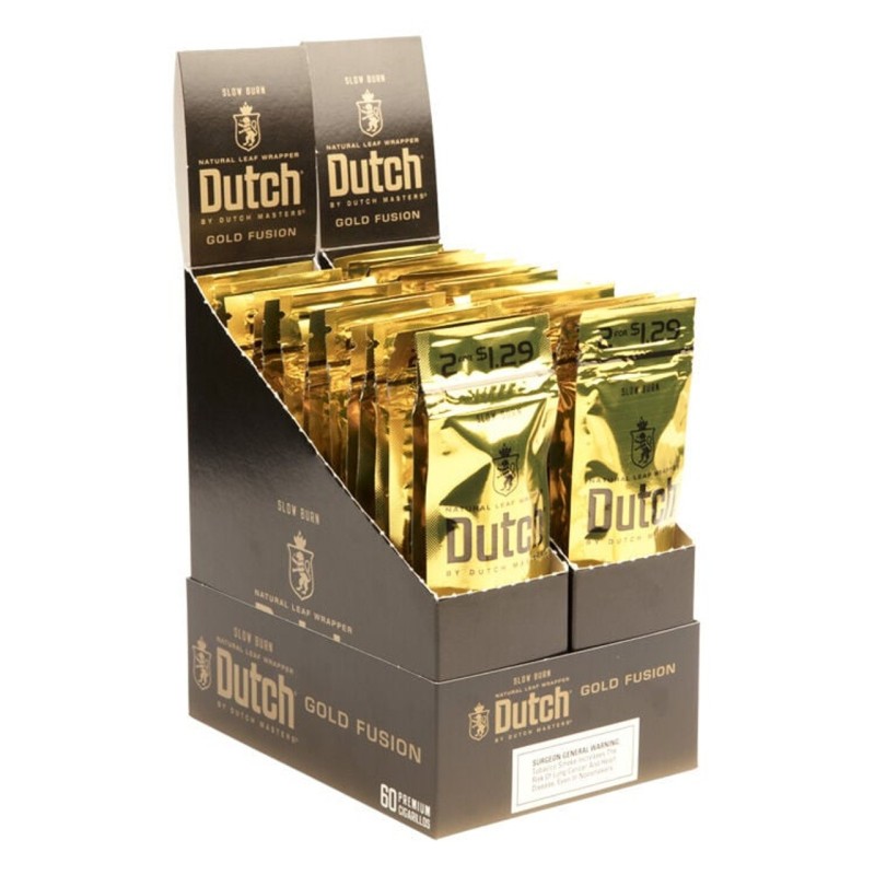 DUTCH 30 CIGARILLOS 2/1.29 GOLD FUSION DUTCH 30 CIGARILLOS 2/1.29 GOLD FUSION