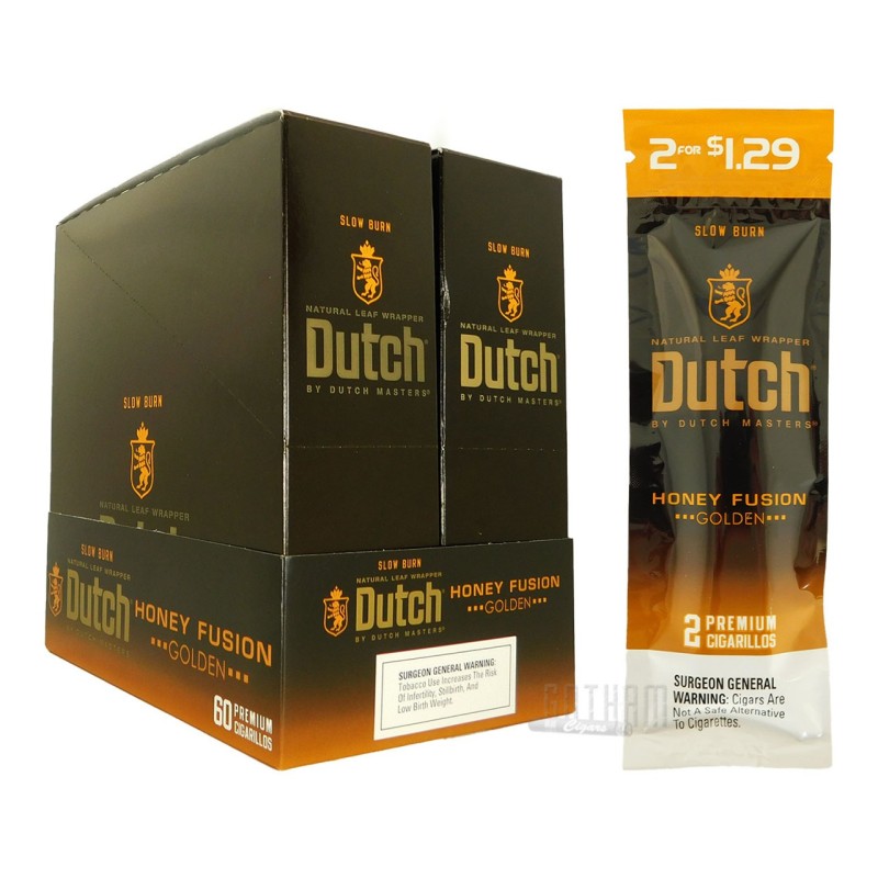 DUTCH 30 CIGARILLOS 2/1.29 HONEY FUSION DUTCH 30 CIGARILLOS 2/1.29 HONEY FUSION
