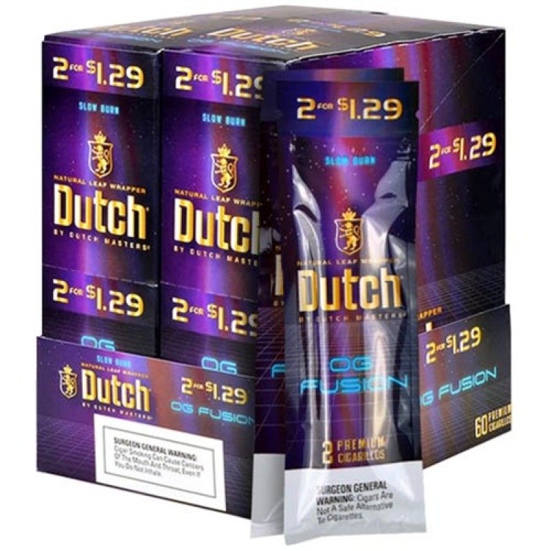 DUTCH 30 CIGARILLOS 2/1.29 OG FUSION DUTCH 30 CIGARILLOS 2/1.29 OG FUSION