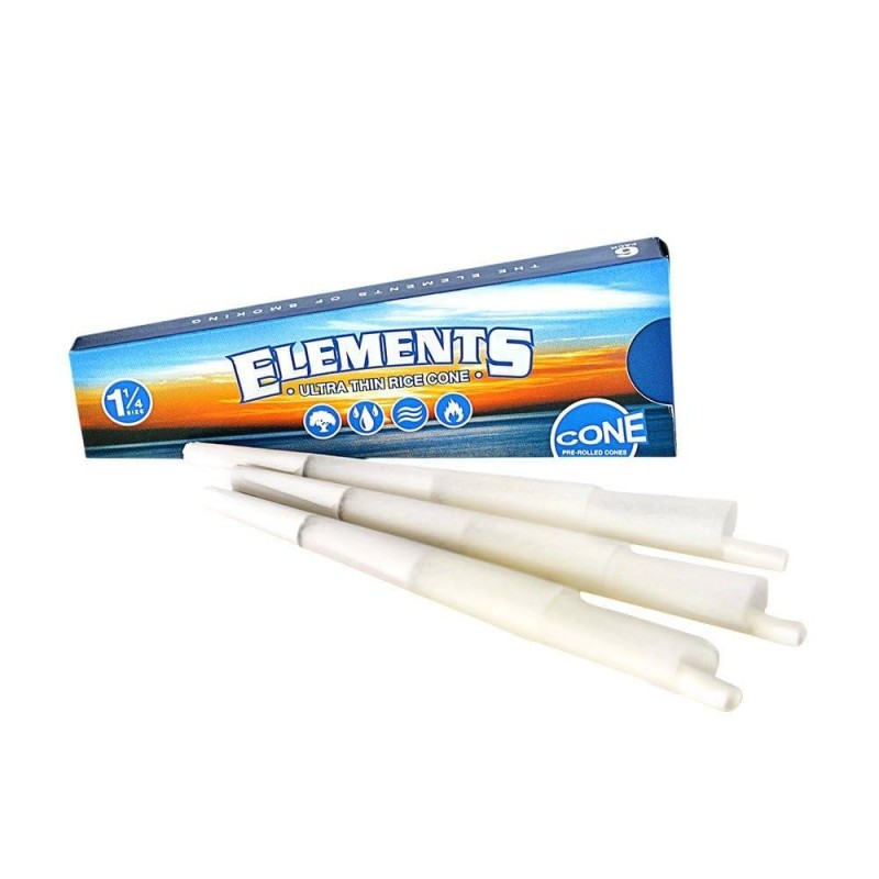 ELEMENTS ULTRA THIN RICE CONES 1 1/4 30/6 ELEMENTS ULTRA THIN RICE CONES 1 1/4 30/6
